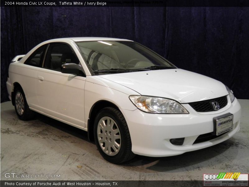 Taffeta White / Ivory Beige 2004 Honda Civic LX Coupe