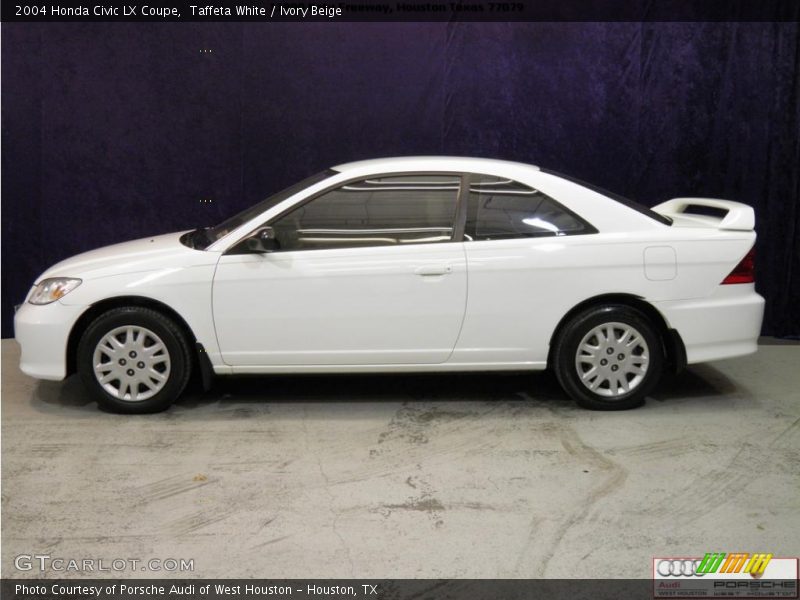 Taffeta White / Ivory Beige 2004 Honda Civic LX Coupe