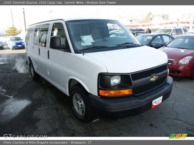 Summit White / Medium Dark Pewter 2005 Chevrolet Express 1500 Cargo Van