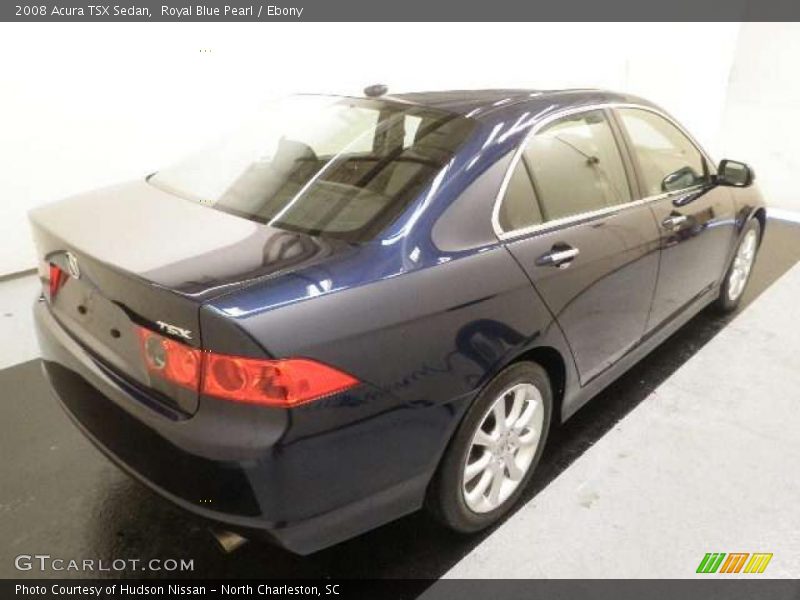 Royal Blue Pearl / Ebony 2008 Acura TSX Sedan