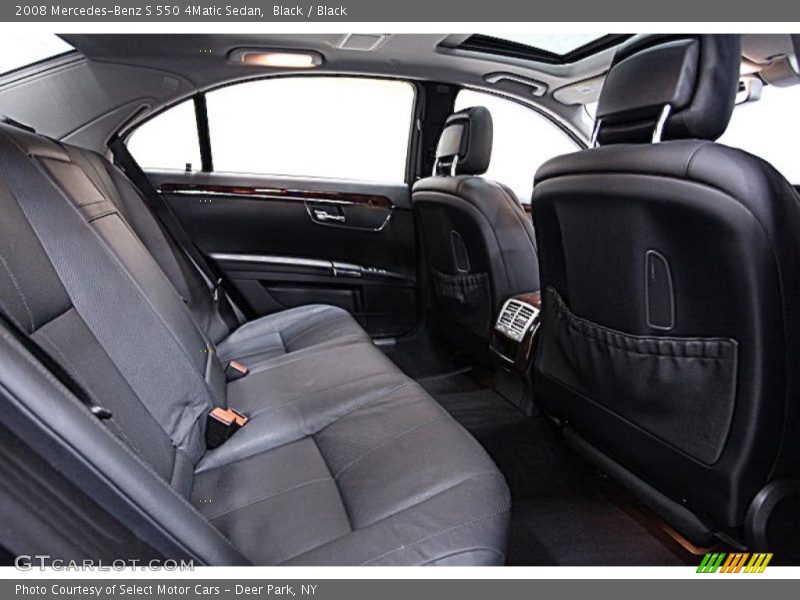 Black / Black 2008 Mercedes-Benz S 550 4Matic Sedan