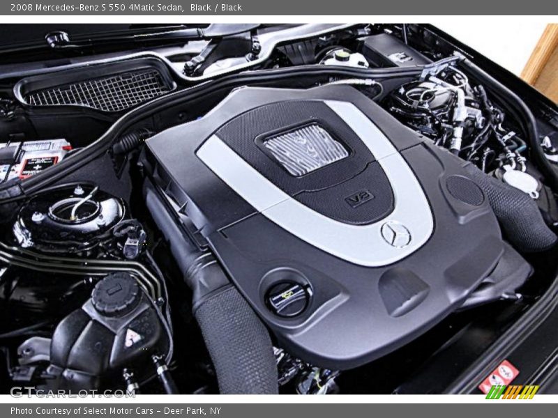 Black / Black 2008 Mercedes-Benz S 550 4Matic Sedan