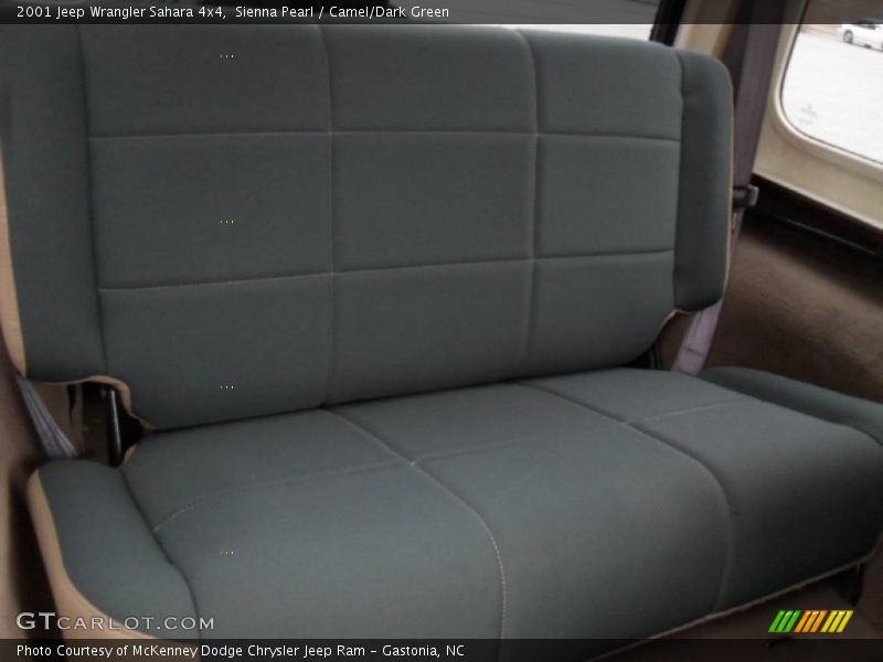 Sienna Pearl / Camel/Dark Green 2001 Jeep Wrangler Sahara 4x4