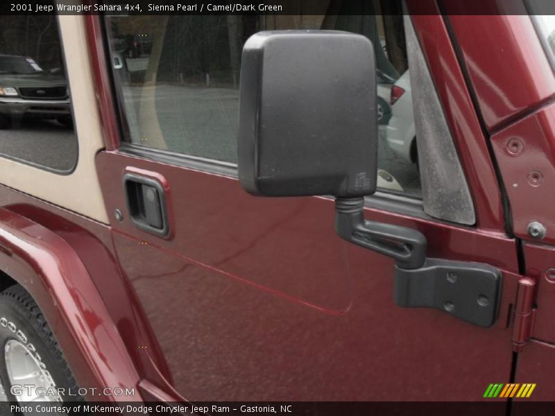 Sienna Pearl / Camel/Dark Green 2001 Jeep Wrangler Sahara 4x4