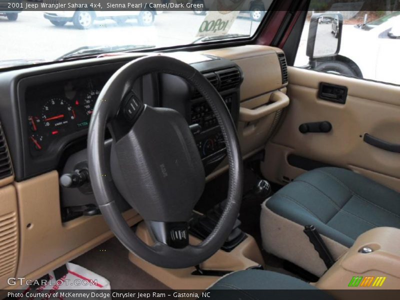  2001 Wrangler Sahara 4x4 Camel/Dark Green Interior