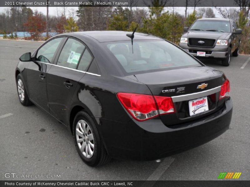 Black Granite Metallic / Medium Titanium 2011 Chevrolet Cruze LT