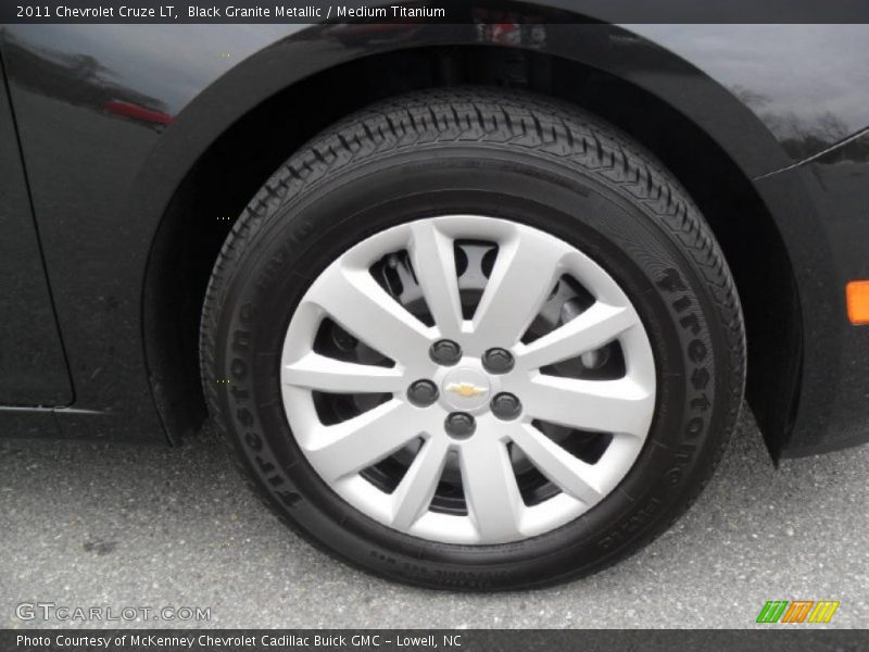 Black Granite Metallic / Medium Titanium 2011 Chevrolet Cruze LT