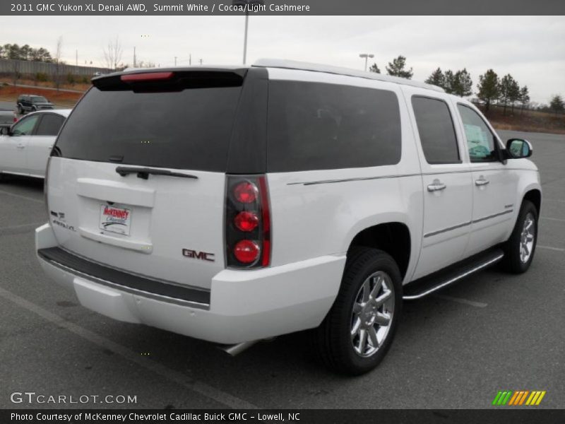 Summit White / Cocoa/Light Cashmere 2011 GMC Yukon XL Denali AWD