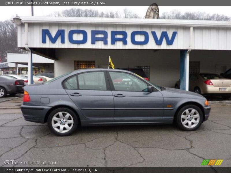 Steel Grey Metallic / Grey 2001 BMW 3 Series 325xi Sedan