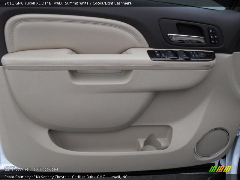 Summit White / Cocoa/Light Cashmere 2011 GMC Yukon XL Denali AWD