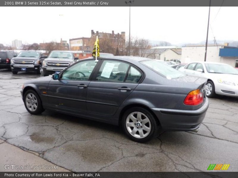 Steel Grey Metallic / Grey 2001 BMW 3 Series 325xi Sedan