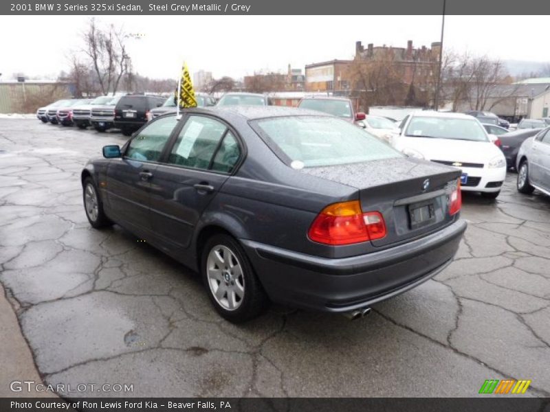 Steel Grey Metallic / Grey 2001 BMW 3 Series 325xi Sedan