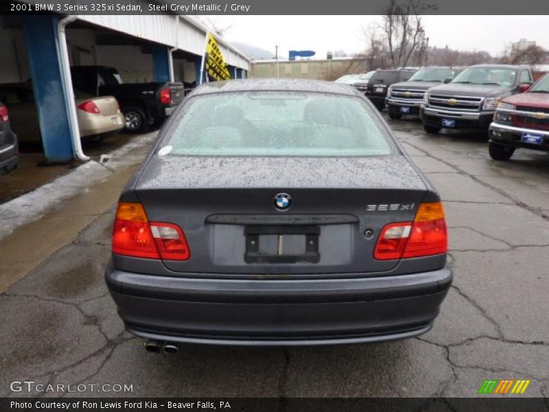 Steel Grey Metallic / Grey 2001 BMW 3 Series 325xi Sedan