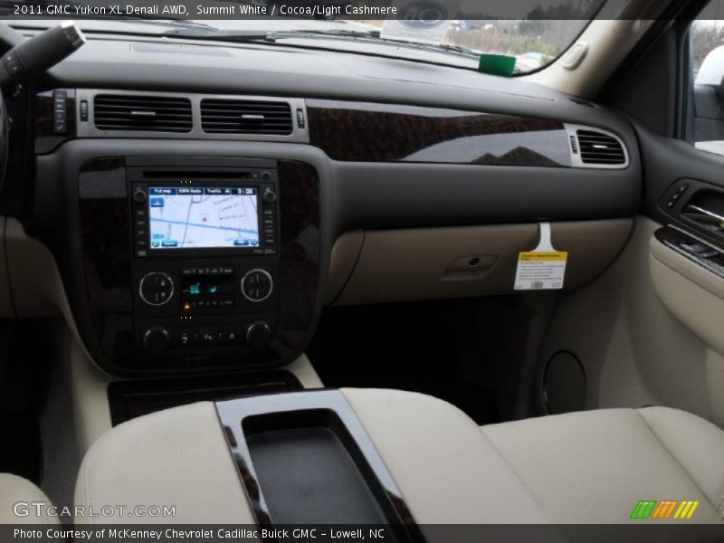Summit White / Cocoa/Light Cashmere 2011 GMC Yukon XL Denali AWD