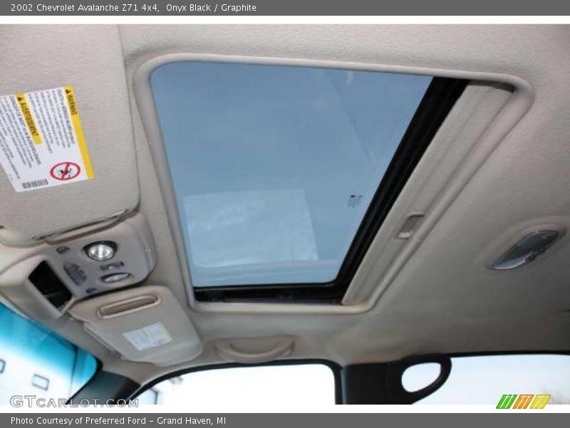 Onyx Black / Graphite 2002 Chevrolet Avalanche Z71 4x4