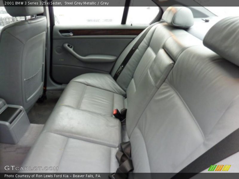 Steel Grey Metallic / Grey 2001 BMW 3 Series 325xi Sedan