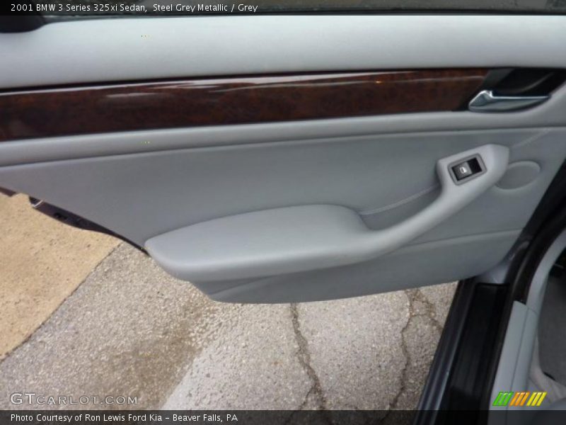 Steel Grey Metallic / Grey 2001 BMW 3 Series 325xi Sedan