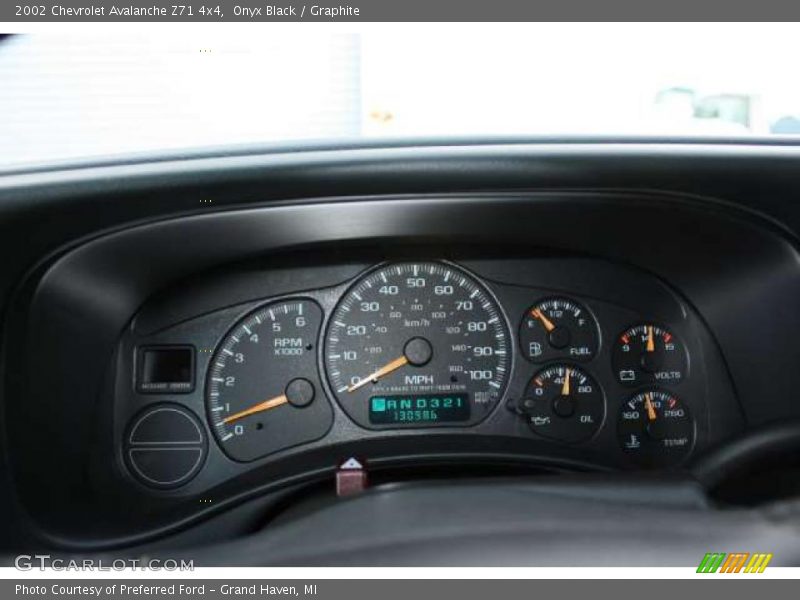 Onyx Black / Graphite 2002 Chevrolet Avalanche Z71 4x4