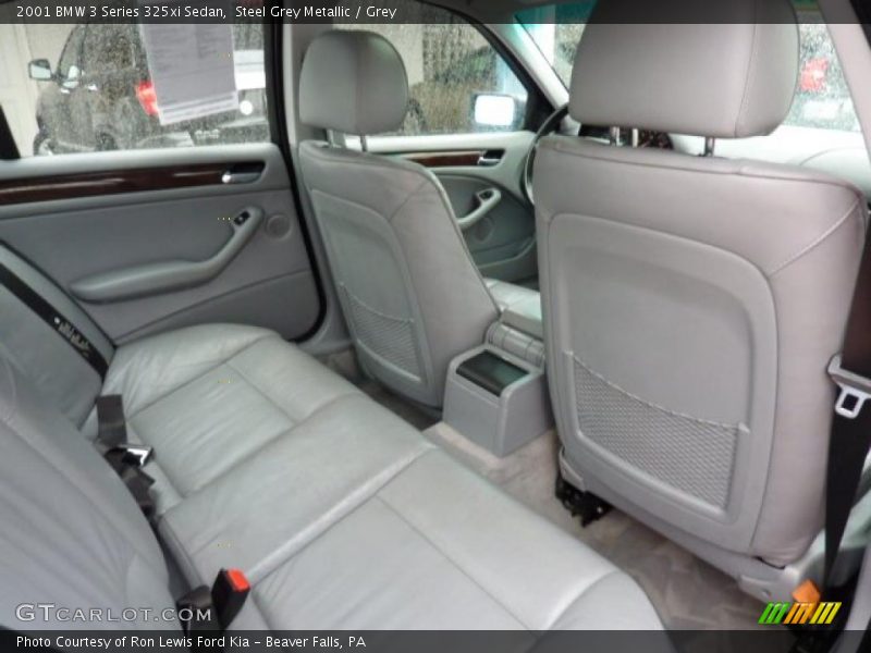 Steel Grey Metallic / Grey 2001 BMW 3 Series 325xi Sedan