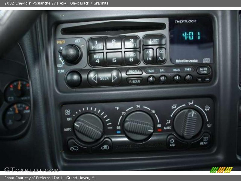 Onyx Black / Graphite 2002 Chevrolet Avalanche Z71 4x4