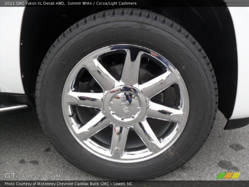 Summit White / Cocoa/Light Cashmere 2011 GMC Yukon XL Denali AWD