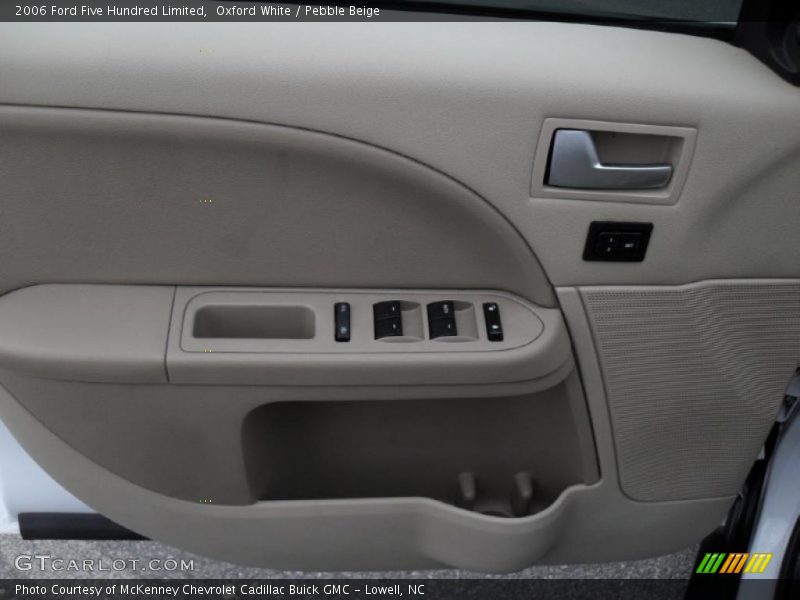Oxford White / Pebble Beige 2006 Ford Five Hundred Limited