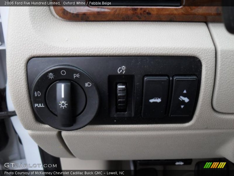 Controls of 2006 Five Hundred Limited