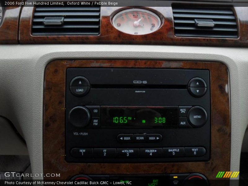 Controls of 2006 Five Hundred Limited