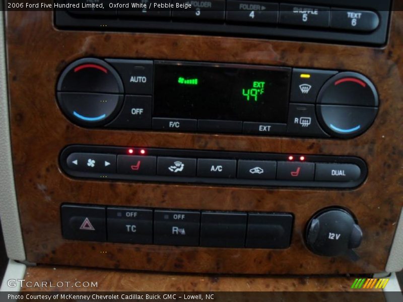 Controls of 2006 Five Hundred Limited