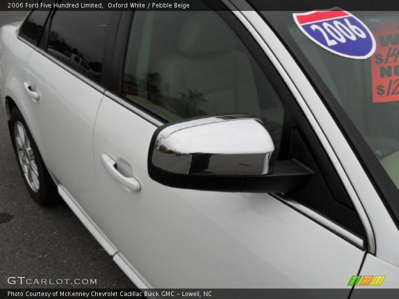 Oxford White / Pebble Beige 2006 Ford Five Hundred Limited