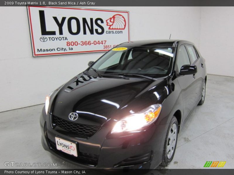 Black Sand Mica / Ash Gray 2009 Toyota Matrix 1.8