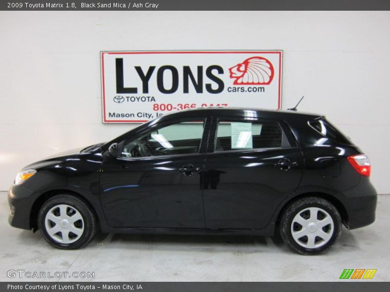 Black Sand Mica / Ash Gray 2009 Toyota Matrix 1.8