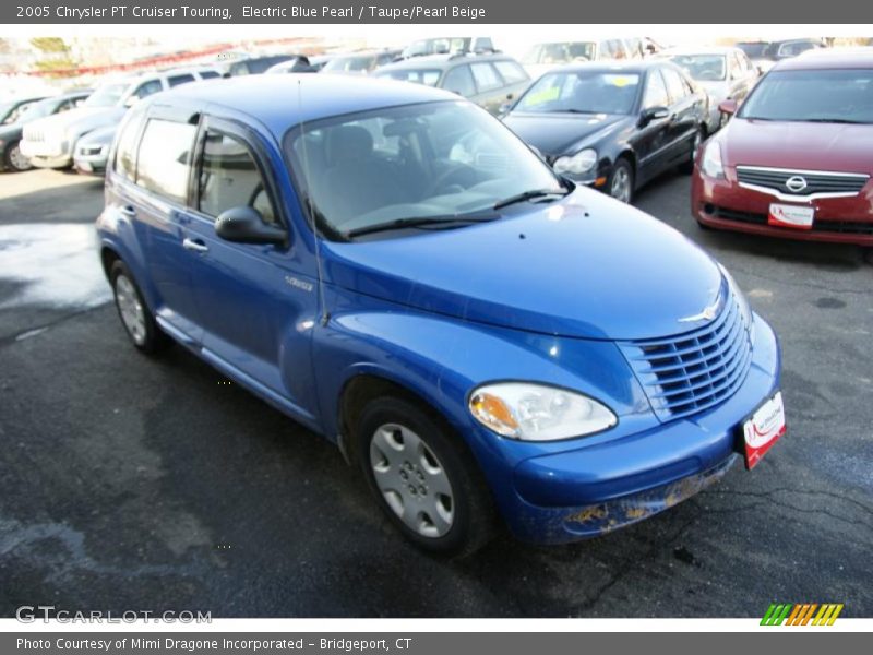 Electric Blue Pearl / Taupe/Pearl Beige 2005 Chrysler PT Cruiser Touring