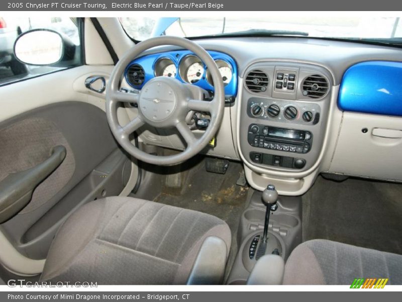 Electric Blue Pearl / Taupe/Pearl Beige 2005 Chrysler PT Cruiser Touring