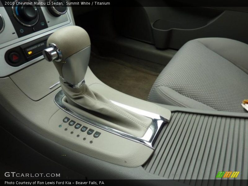 Summit White / Titanium 2010 Chevrolet Malibu LS Sedan