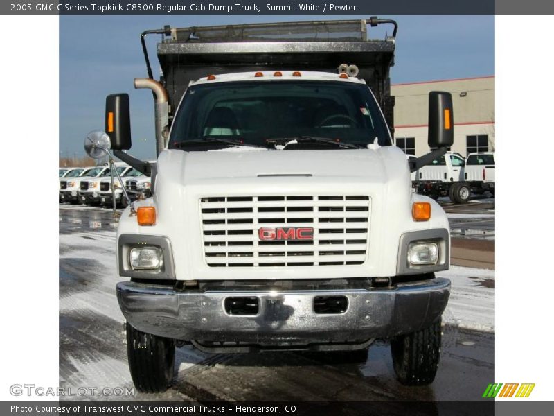  2005 C Series Topkick C8500 Regular Cab Dump Truck Summit White