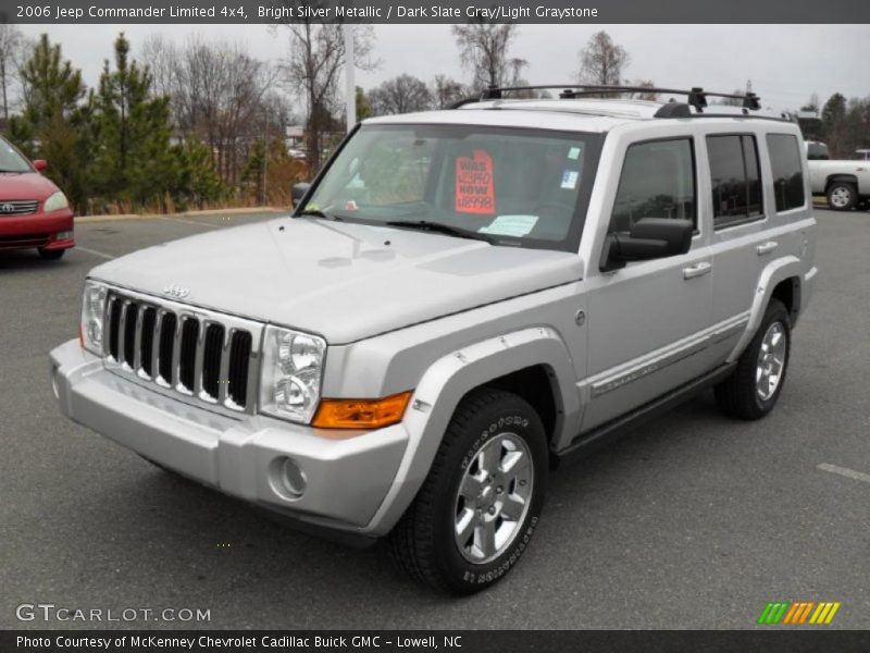 Bright Silver Metallic / Dark Slate Gray/Light Graystone 2006 Jeep Commander Limited 4x4