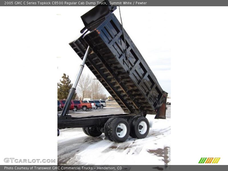 Summit White / Pewter 2005 GMC C Series Topkick C8500 Regular Cab Dump Truck