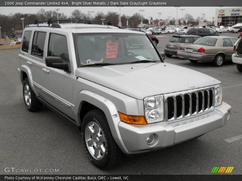 Bright Silver Metallic / Dark Slate Gray/Light Graystone 2006 Jeep Commander Limited 4x4