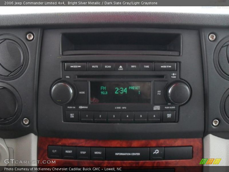 Bright Silver Metallic / Dark Slate Gray/Light Graystone 2006 Jeep Commander Limited 4x4