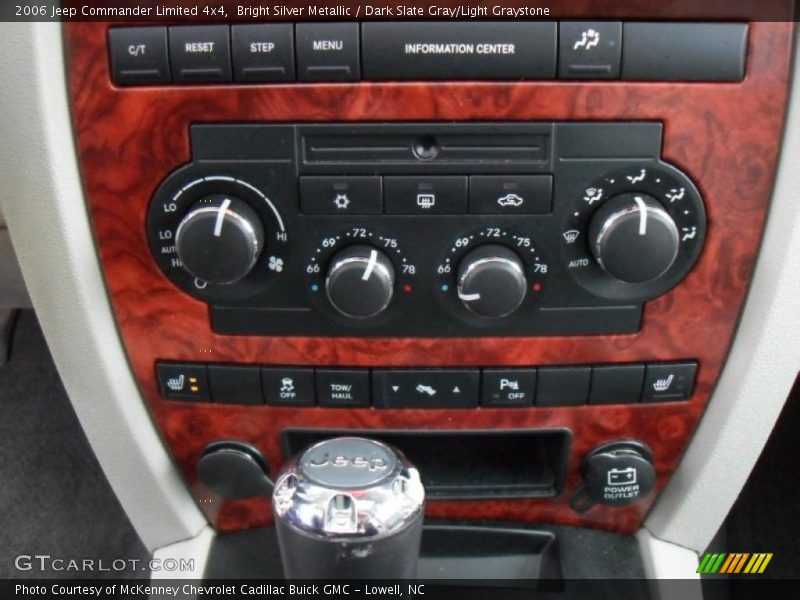 Bright Silver Metallic / Dark Slate Gray/Light Graystone 2006 Jeep Commander Limited 4x4