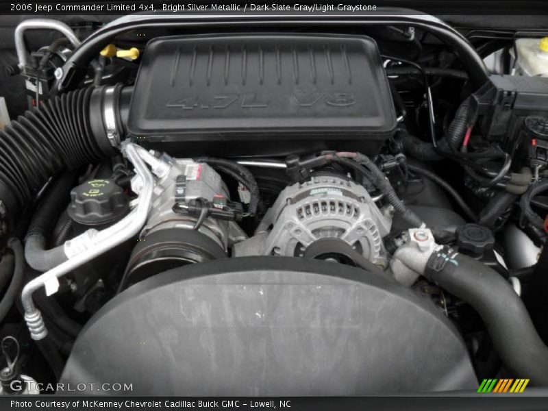 Bright Silver Metallic / Dark Slate Gray/Light Graystone 2006 Jeep Commander Limited 4x4