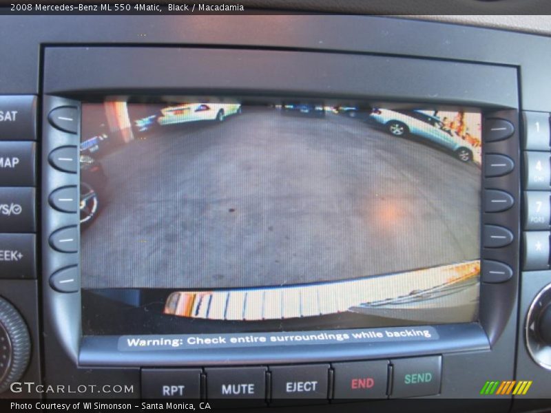 Black / Macadamia 2008 Mercedes-Benz ML 550 4Matic