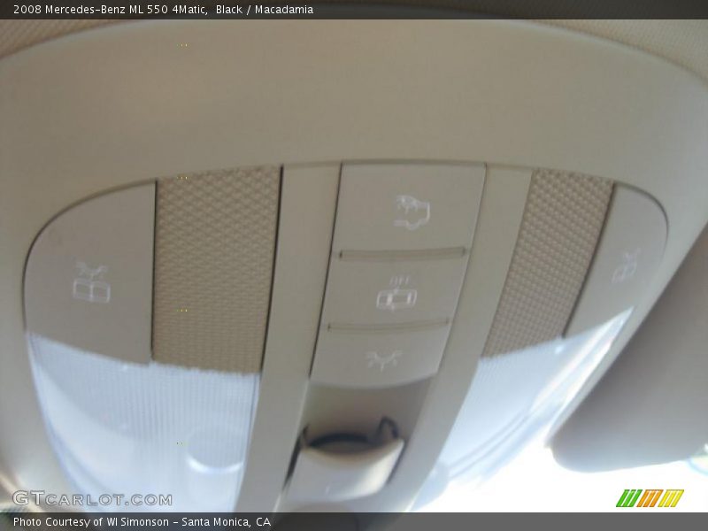 Black / Macadamia 2008 Mercedes-Benz ML 550 4Matic