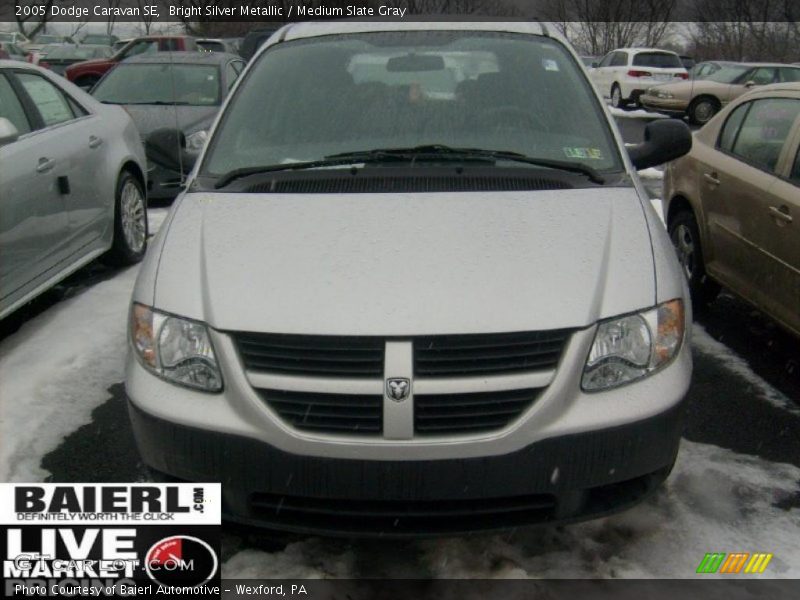 Bright Silver Metallic / Medium Slate Gray 2005 Dodge Caravan SE