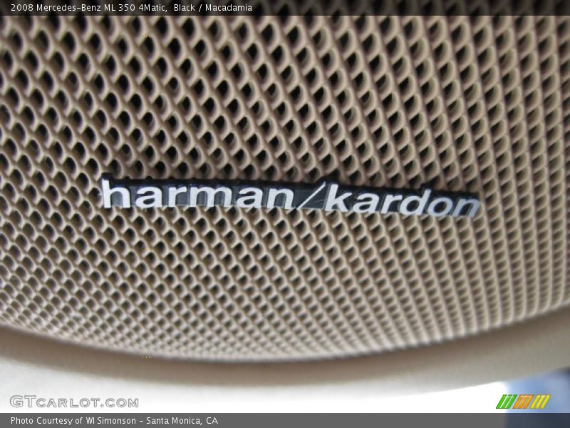 Black / Macadamia 2008 Mercedes-Benz ML 350 4Matic