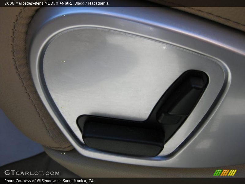 Black / Macadamia 2008 Mercedes-Benz ML 350 4Matic