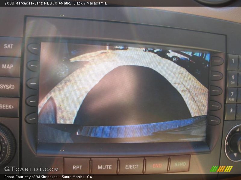 Black / Macadamia 2008 Mercedes-Benz ML 350 4Matic