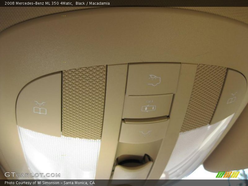 Black / Macadamia 2008 Mercedes-Benz ML 350 4Matic