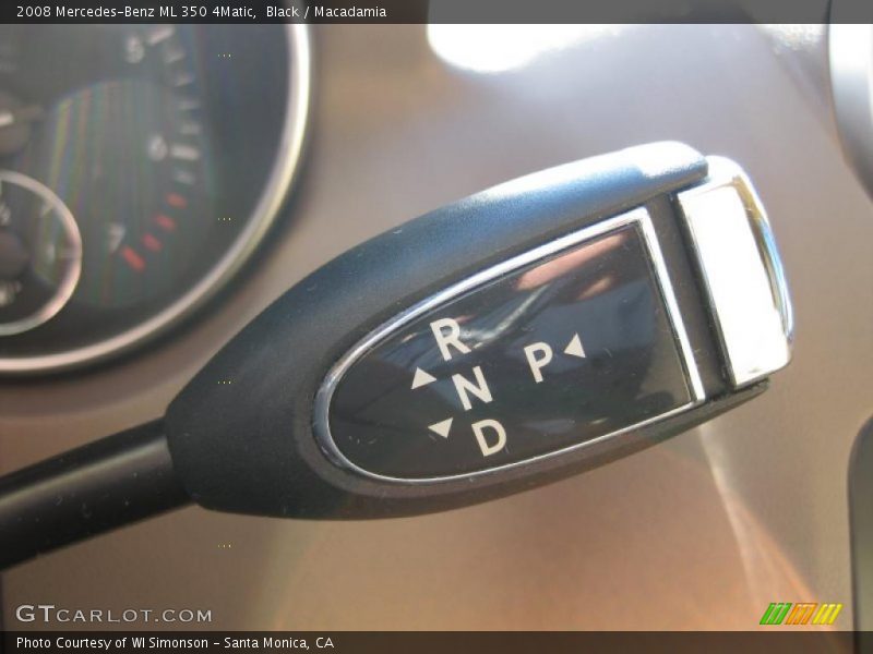 Black / Macadamia 2008 Mercedes-Benz ML 350 4Matic